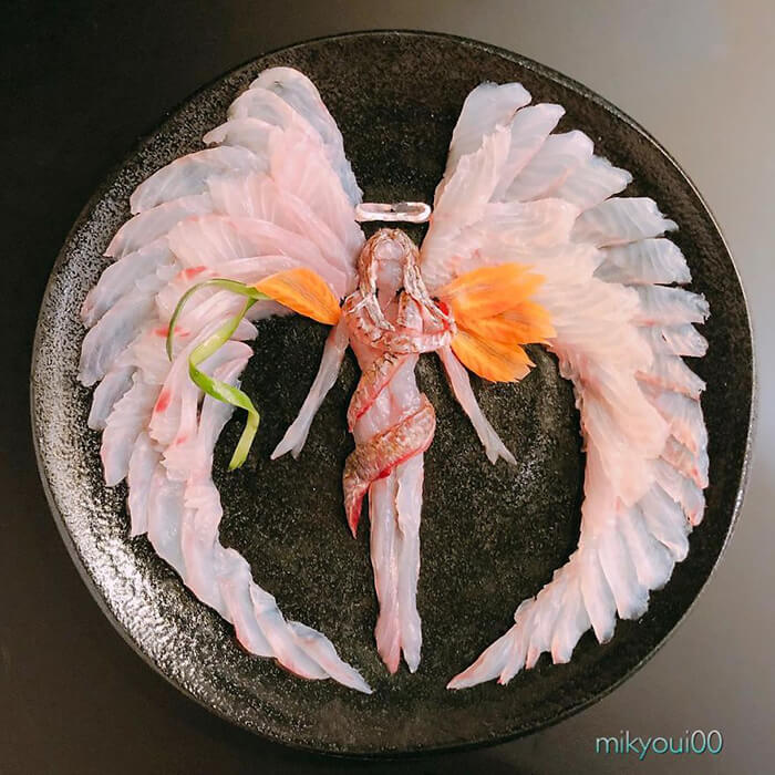 Probably The Most Beautiful Sashimi Plating You've Ever Seen