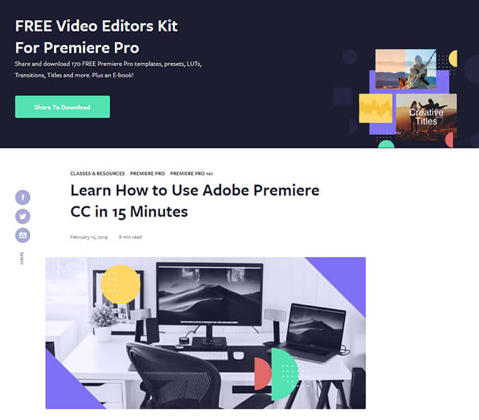 premiere pro for beginners