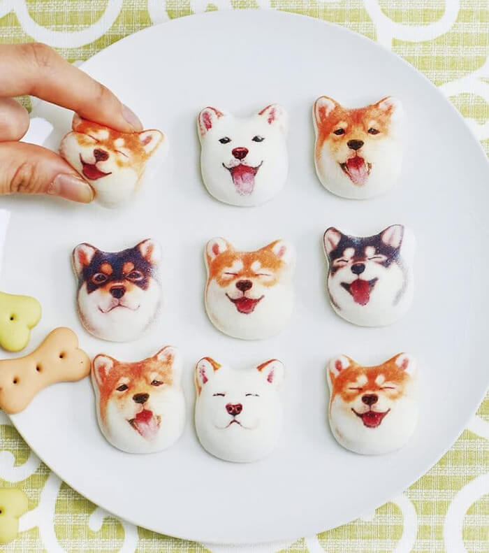 Adorable Fluffy Shiba Inu Marshmallows: Too Sweat To Eat