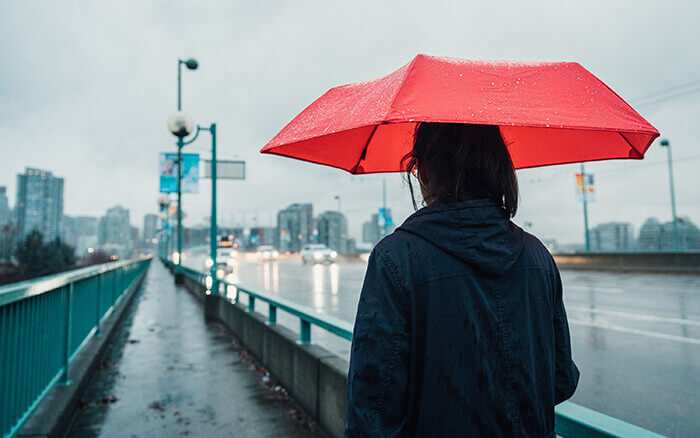 Lightweight Lifetime Umbrella for 70-MPH Winds