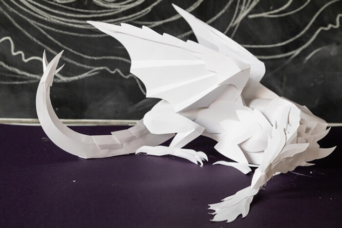 Giant Fire-Breathing Paper Dragon by Andy Singleton