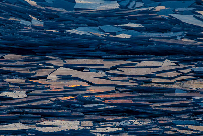 Incredible Photos of Frozen Lake Michigan Shatters Into Millions Of Pieces