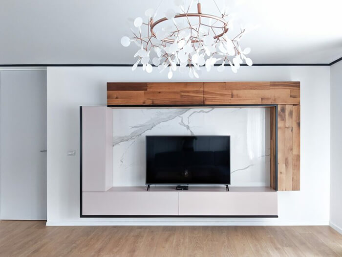 Minimalist Apartment Inspired by Line in Kosovo
