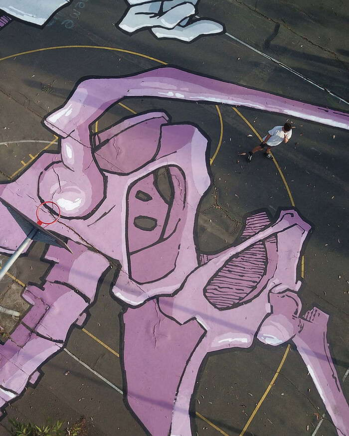 Giant Pavement Paints by Kitt Bennett