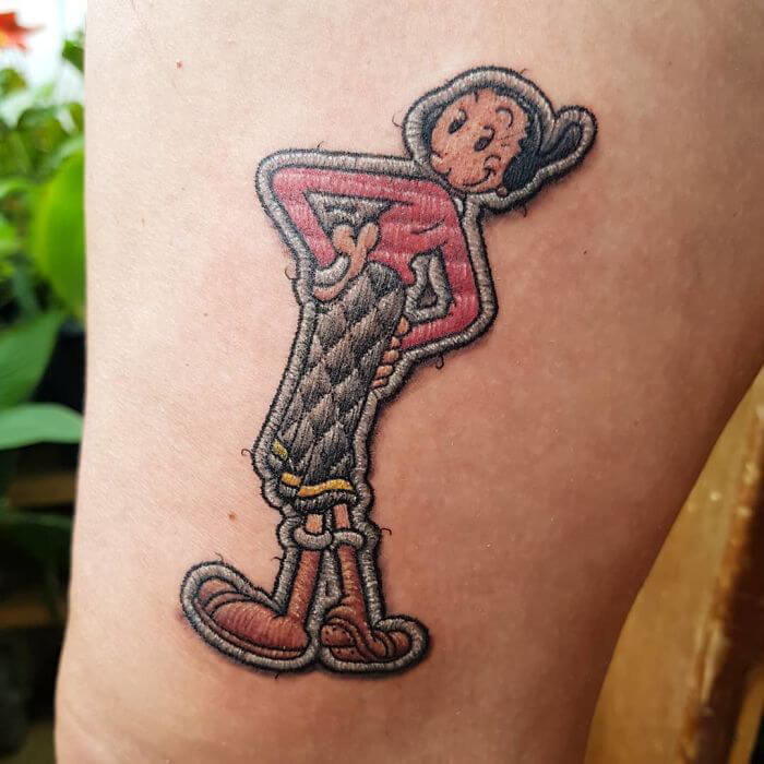 If Normal Tattoo is Not Enough for You, Try Embroidery Tattoos