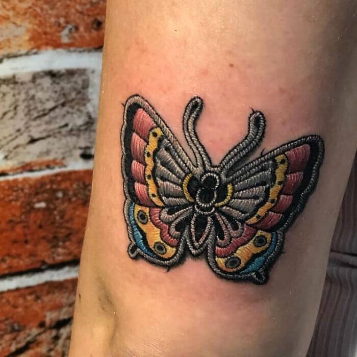 If Normal Tattoo Is Not Enough For You Try Embroidery Tattoos Design 