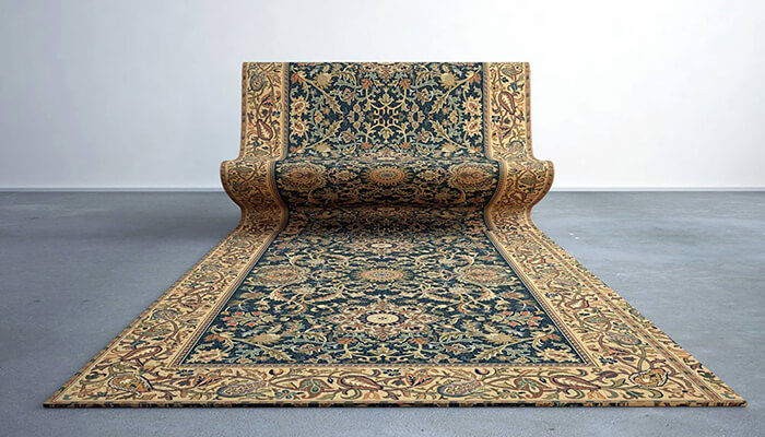 Optical Illusion? Flying Carpet Furniture