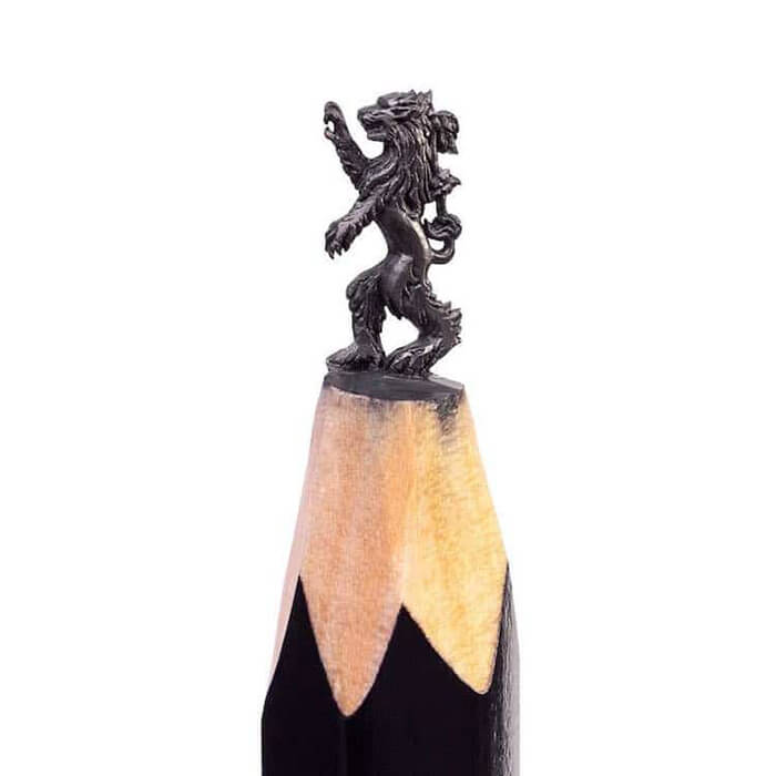 Miniature ‘Game of Thrones’ Sculptures on the Tips of Pencils