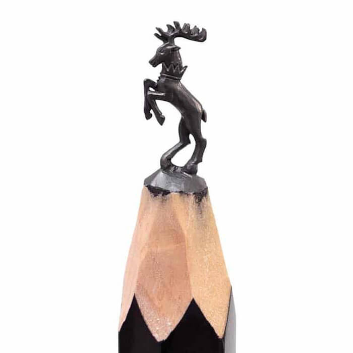 Miniature ‘Game of Thrones’ Sculptures on the Tips of Pencils
