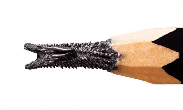 Miniature ‘Game of Thrones’ Sculptures on the Tips of Pencils