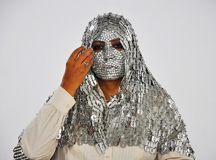 Sculptures of Garments and Household Objects Made Out of Stainless Steel Razor