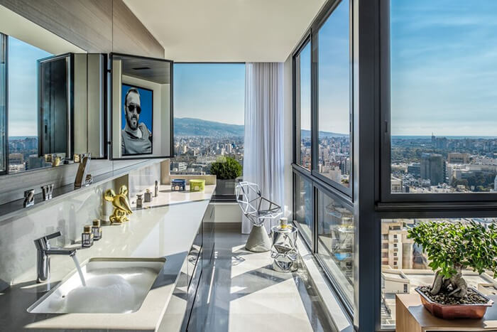 Three-Level Penthouse in the heart of Beirut, Lebanon