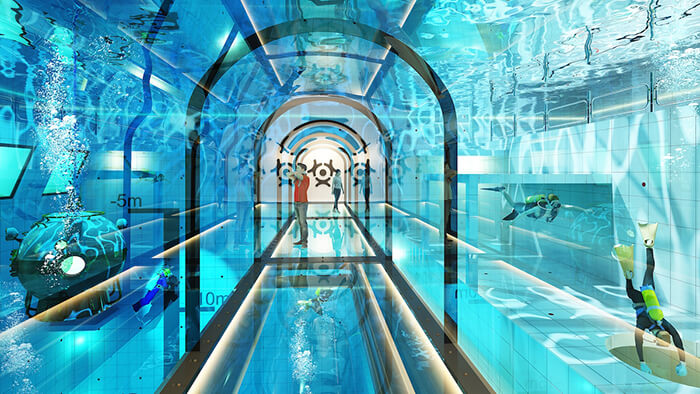 Deepspot, the World's Deepest Swimming Pool Open this Autumn