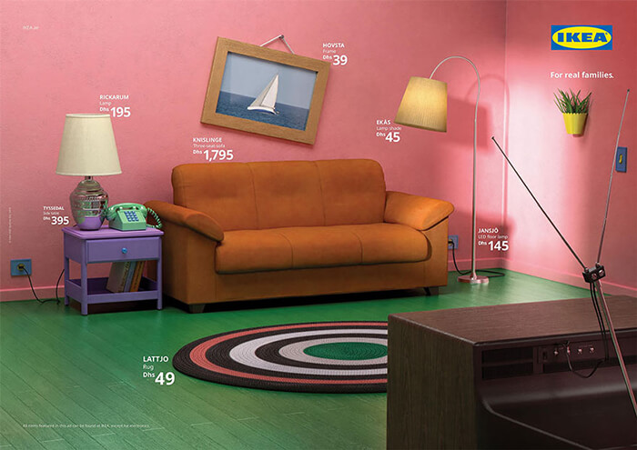 IKEA Recreated Famous Living Rooms from TV With Its Products