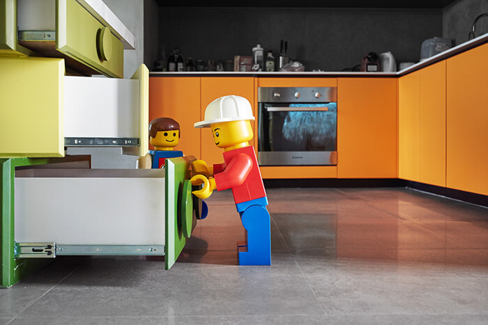 Creative LEGO Themed Apartment Design
