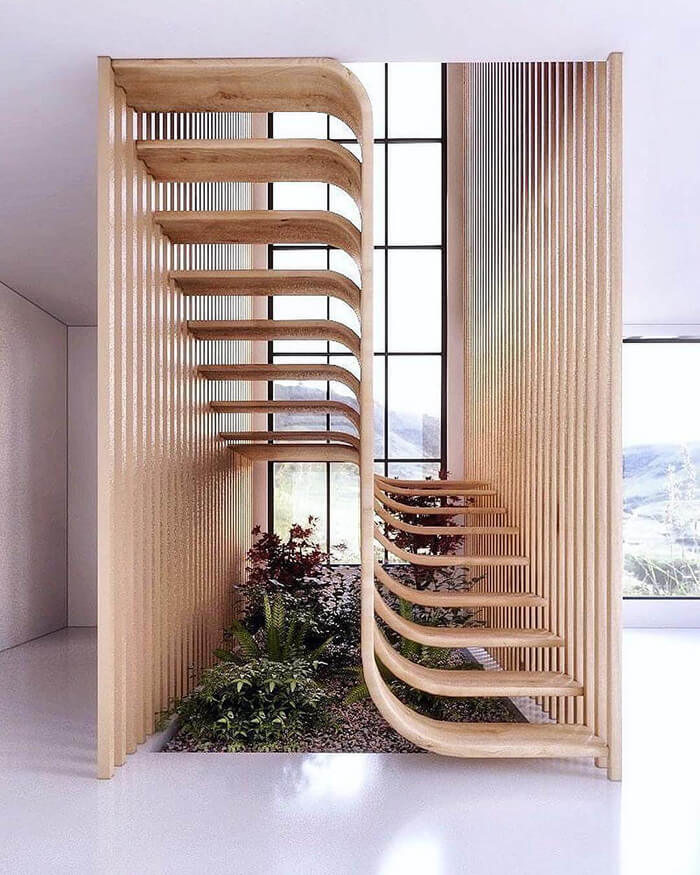 20+ Modern and Creative Stair Designs Design Swan