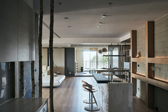 Zen Styled Apartment in Taiwan