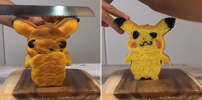 Adorable Anime Characters Sliced Out of Ugly Looking Loaves