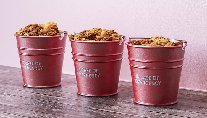 In case of emergency - chicken-bucket
