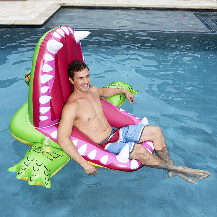 SwimWays Eaten Alive Pool Float - Crocodile