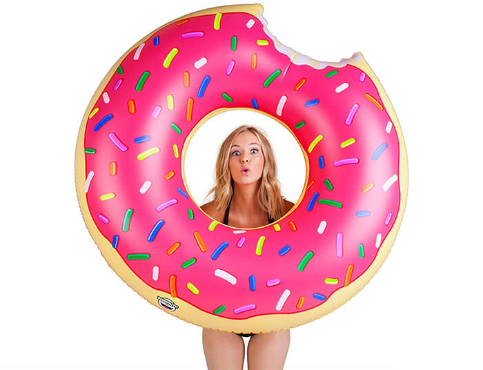 Gigantic Donut Pool Float