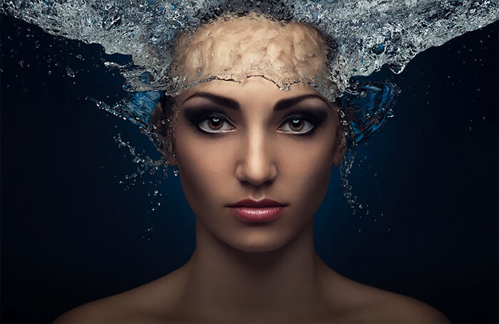 Conceptual Art Portrait by Evgeni Kolesnik