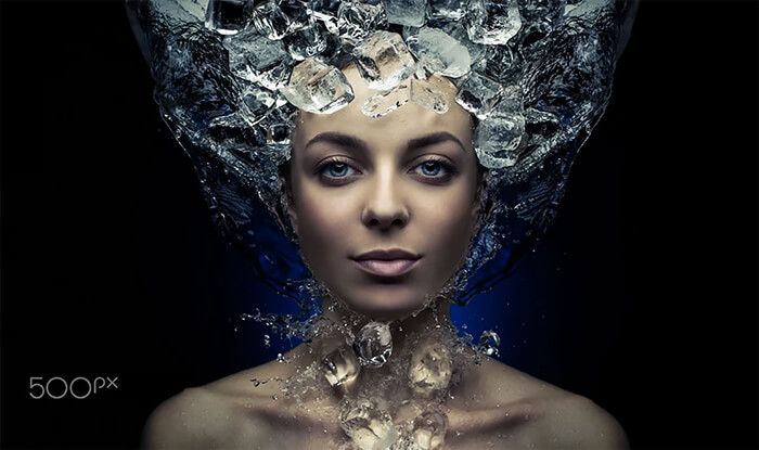 Conceptual Art Portrait by Evgeni Kolesnik