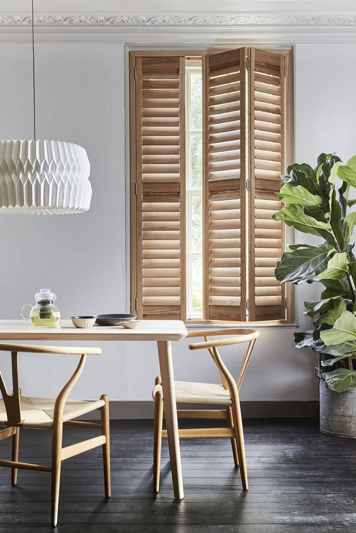 Make your windows a unique feature with shutters