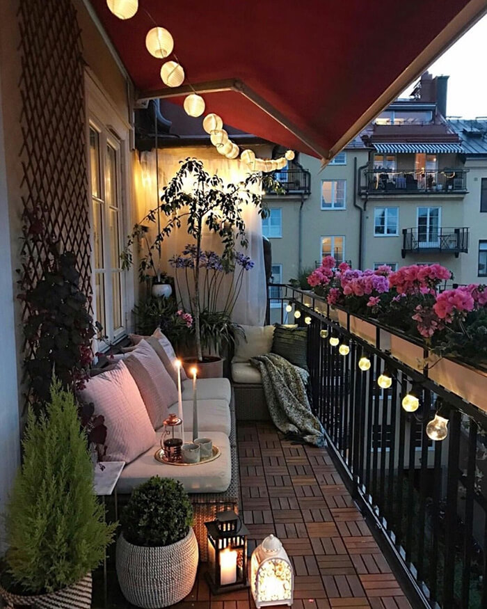 38 Simple Summer Balcony Décor Ideas For Urban Dwellers - Design Swan