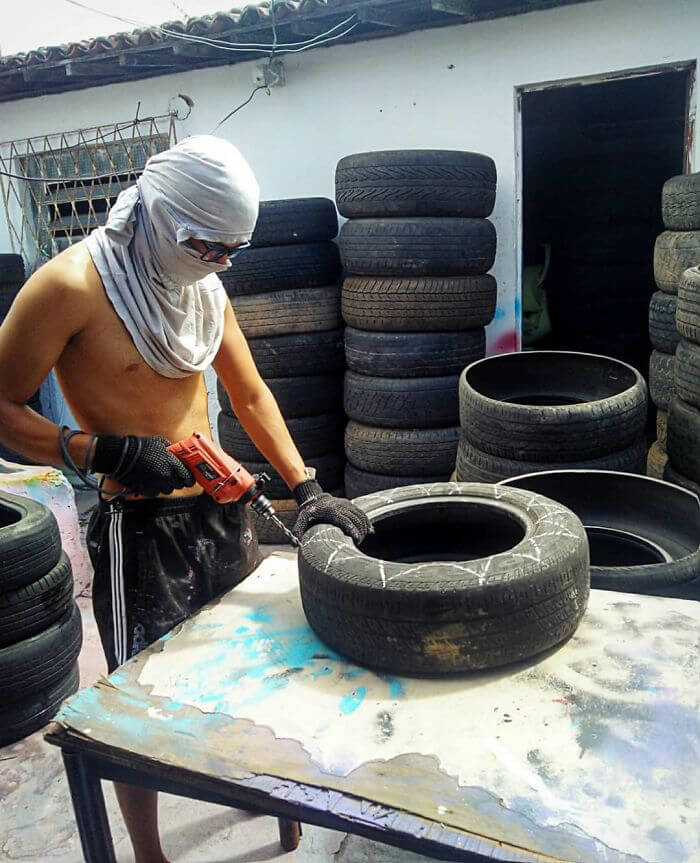 Dog beds out of 2024 tires