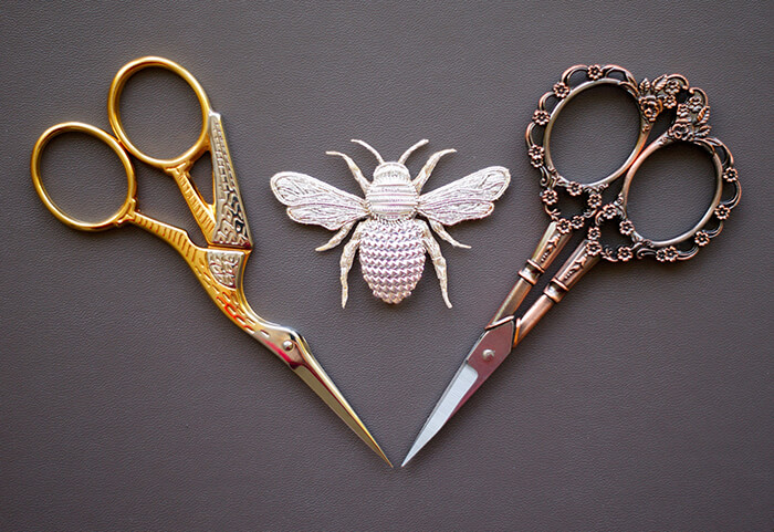 Incredible Insects and Animals Embroidery Work Made From Metals and Colorful Threads