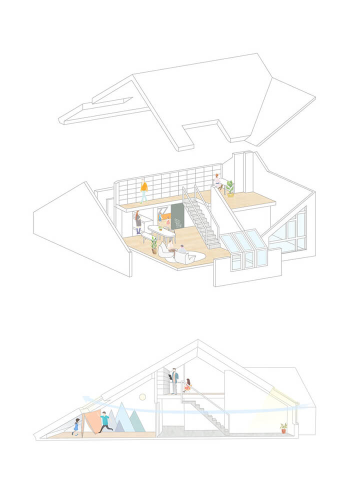 Starburst House Located in Beijing City by HAO Design