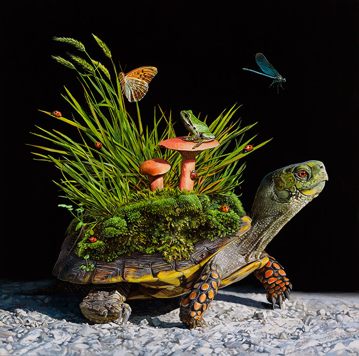 Hyper-realistic Depictions of Animal Blending by Lisa Ericson