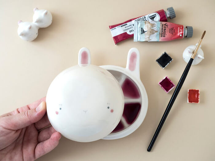 Adorable Animal Shaped Ceramic Artistic Supply