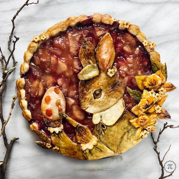 Incredible Pie Curst Art by Jessica Leigh Clark-Bojin