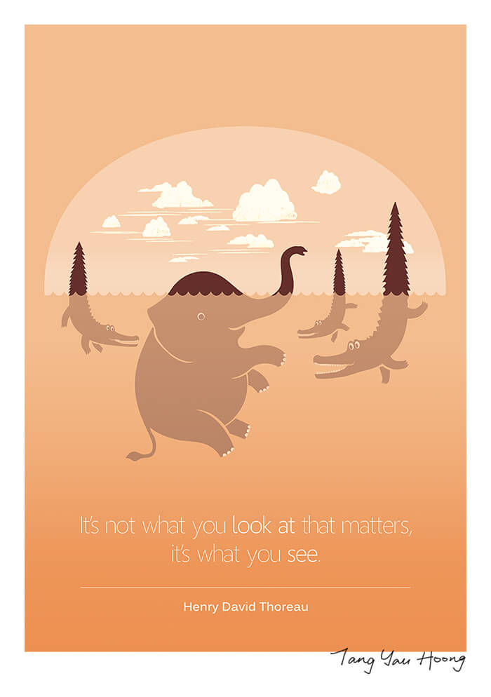 Illustrated Inspirational Quotes by Tang Yau Hoong