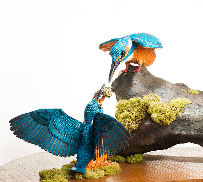 Hyper-realistic Hand-Built Paper Birds by Niharika Rajput