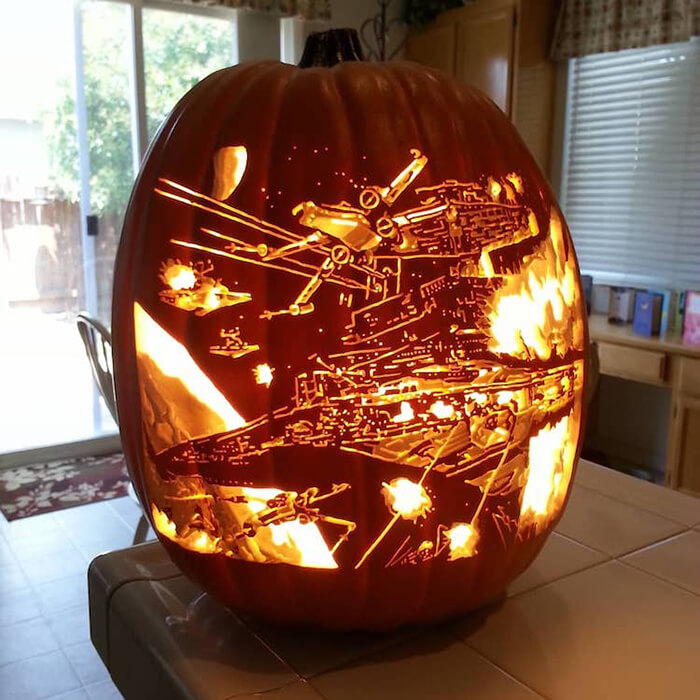 Hand-carved Faux Pumpkin, That is a Real Thing Now