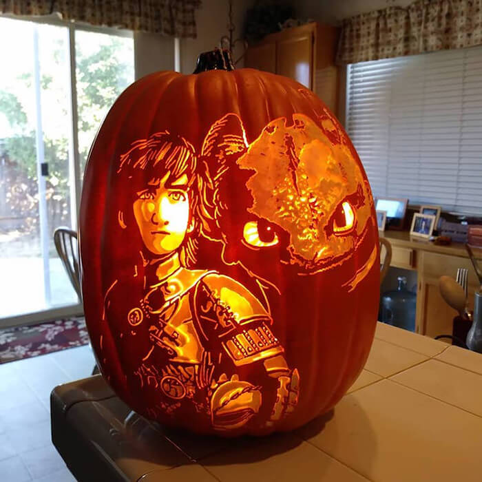 Hand-carved Faux Pumpkin, That is a Real Thing Now