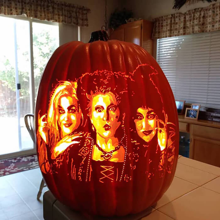 Hand-carved Faux Pumpkin, That is a Real Thing Now