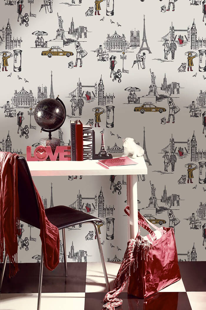 10 Ways Toile Wallpaper Can Amp Up Your Interiors