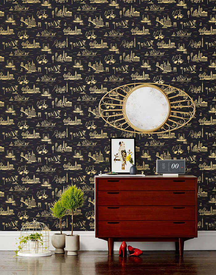 10 Ways Toile Wallpaper Can Amp Up Your Interiors
