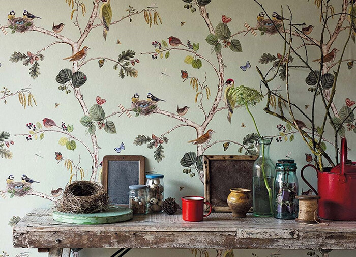 The roaring come back of vintage wallpaper