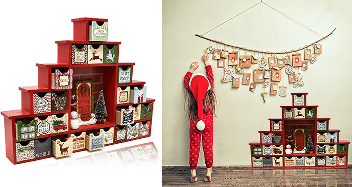 11 Reusable Advent Calendars Allows You Countdown to Christmas in Style