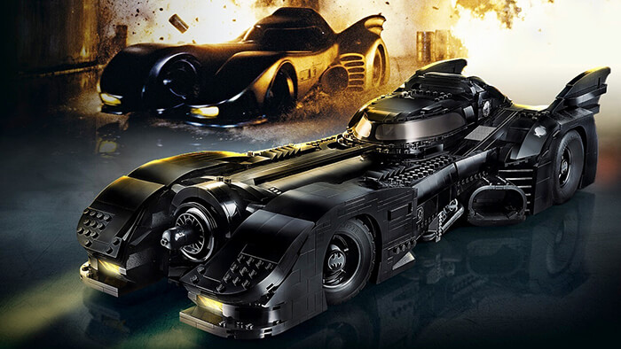 1989年Batmobile Lego Building套装可在黑色星期五提供