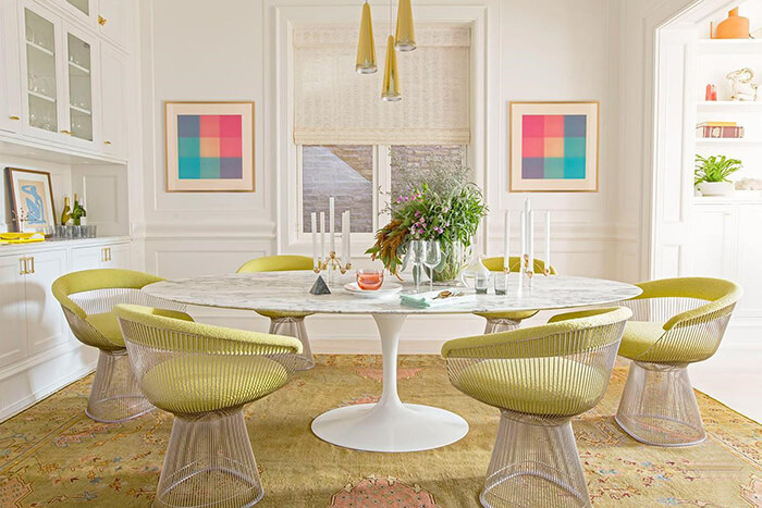 Design ideas for creating a modern luxury dining room