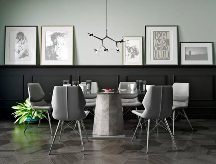 Design ideas for creating a modern luxury dining room