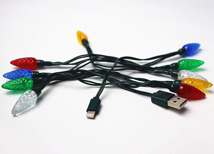 Holiday is Coming! Same is the Christmas Lights Charging Cable