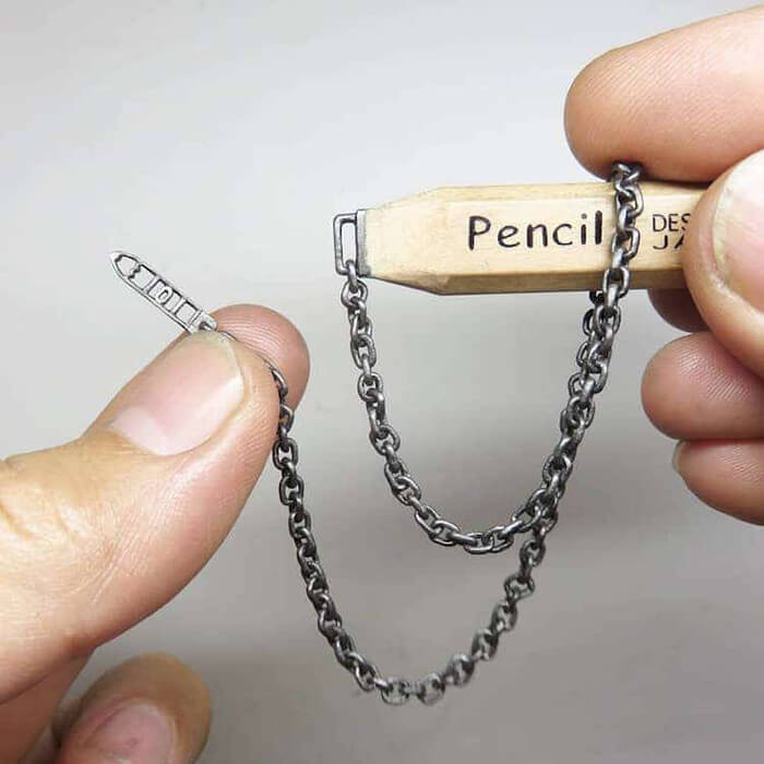 pencil lead carving