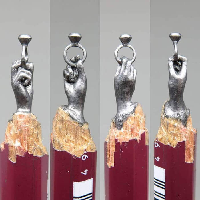 Incredible Pencil Lead Carving by Chien Chu Lee 
